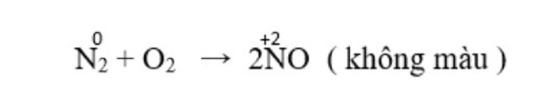 tính chất hóa học của nitơ